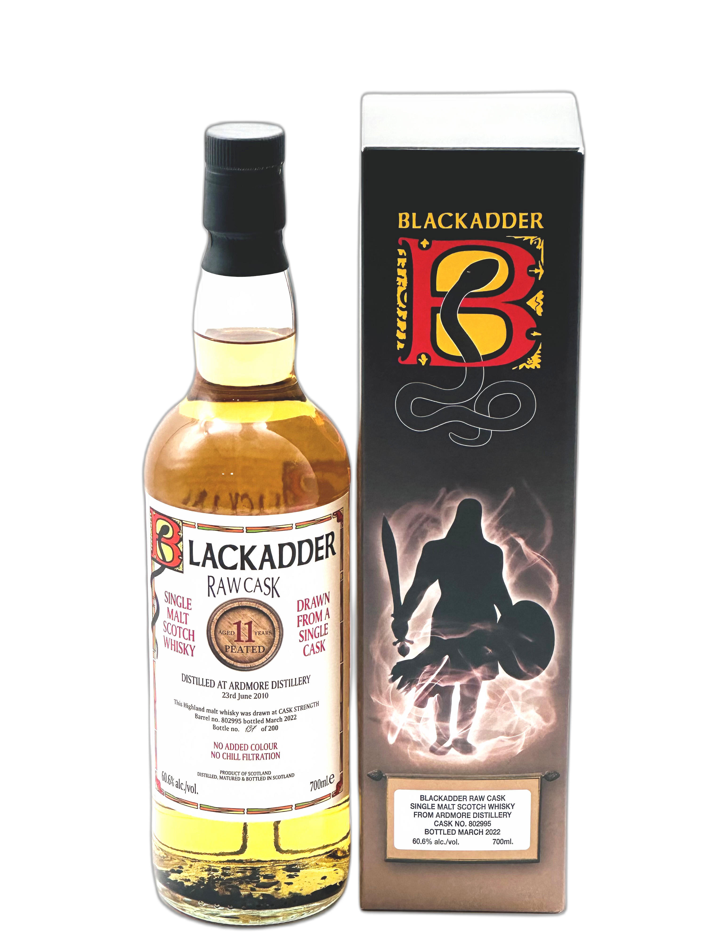 ロウカスクアードモアピーテッド2010 11年 700ml /ブラックアダー